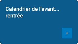 Calendrier de l'avant... rentrée