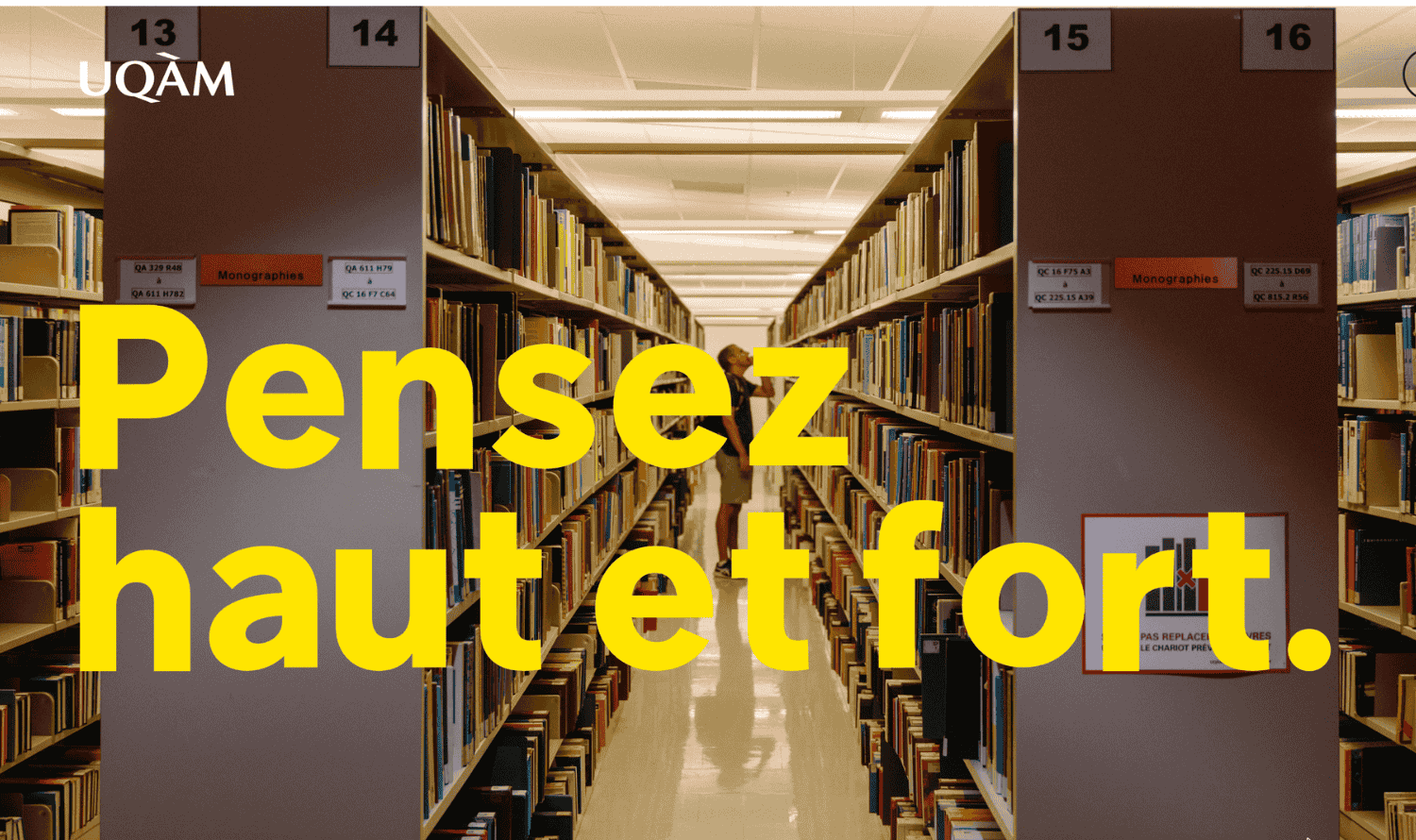 Pensez haut et fort.