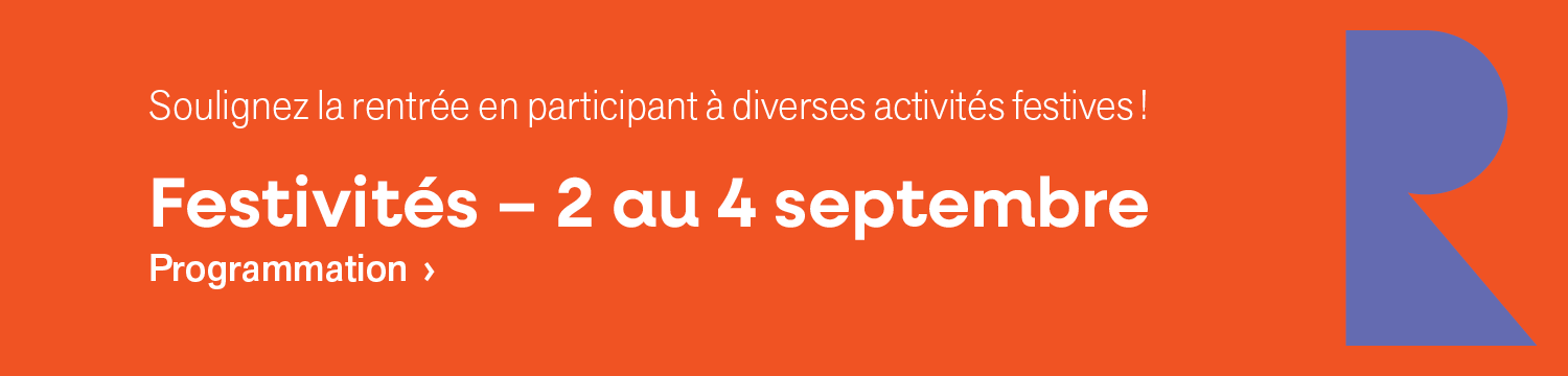 Festivités - 2 au 4 septembre